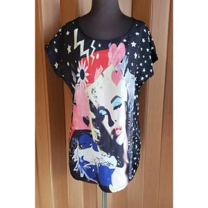 Honey egg design group size L/XL Marilyn Manroe graphic T-shirt
